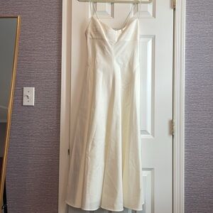 La Ligne white dress spaghetti straps NWT